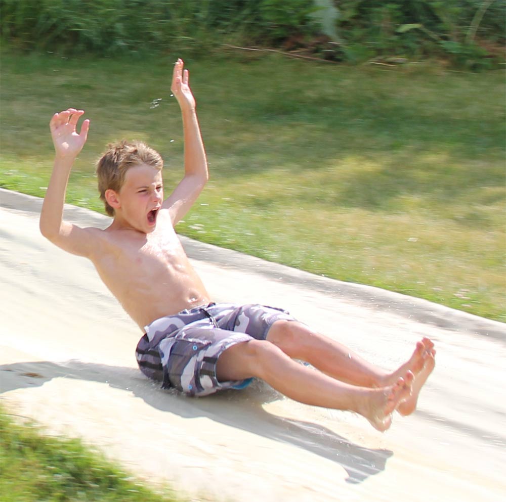 redneck waterslide at little bear bottoms