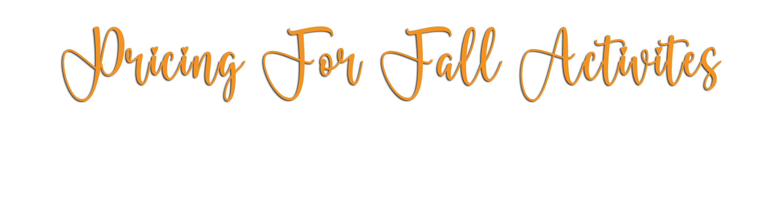 Fall Pricing at Little Bear Bottoms